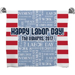 Labor Day Bath Towel (Personalized)