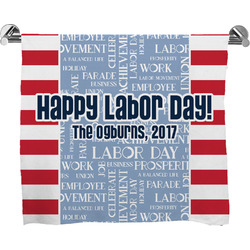 Labor Day Bath Towel (Personalized)