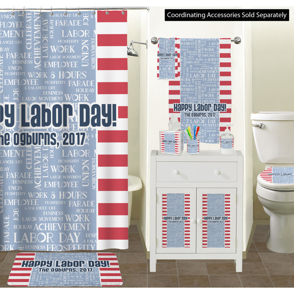 Labor Day Bathroom Scene