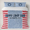 Labor Day Duvet Cover Set - King (Personalized)