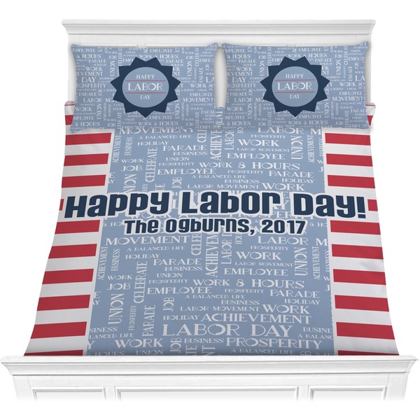 Custom Labor Day Comforters (Personalized)