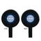 Labor Day Black Plastic 7" Stir Stick - Double Sided - Round - Front & Back