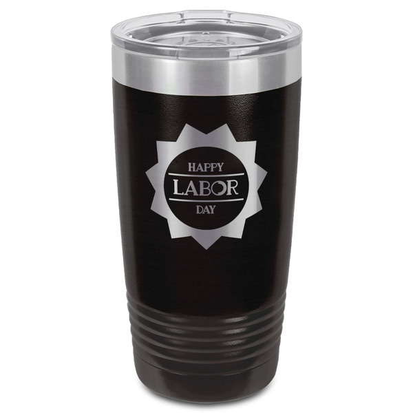 Labor Day Black Polar Camel Tumbler - 20oz - Front