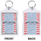 Labor Day Bling Keychain (Front + Back)