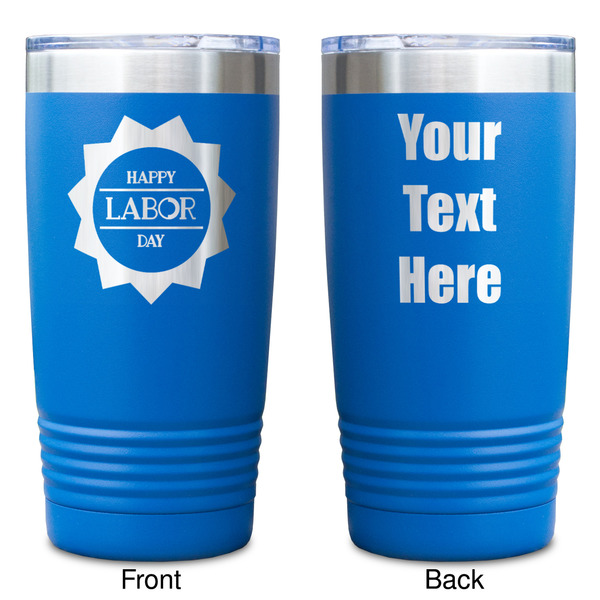 Labor Day Blue Polar Camel Tumbler - 20oz - Double Sided - Approval