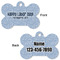 Labor Day Bone Shaped Dog ID Tag - Large - Approval