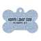 Labor Day Bone Shaped Dog ID Tag - Large - Front