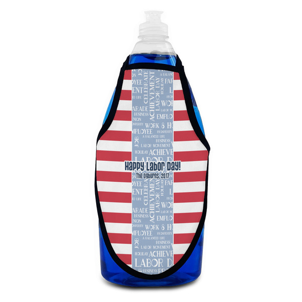 Labor Day Bottle Apron - Soap - FRONT