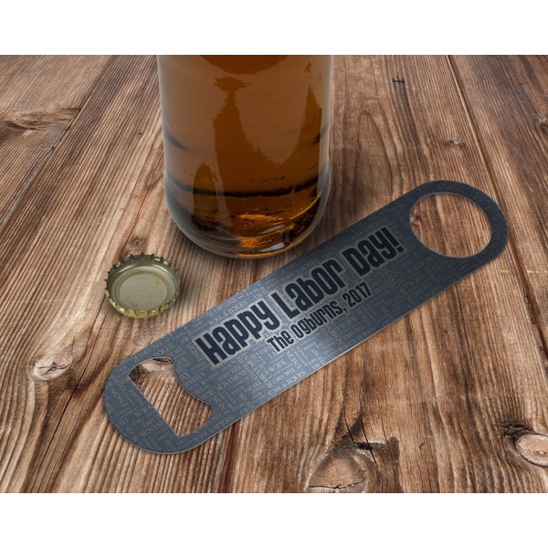 Labor Day Bottle Opener - In Use