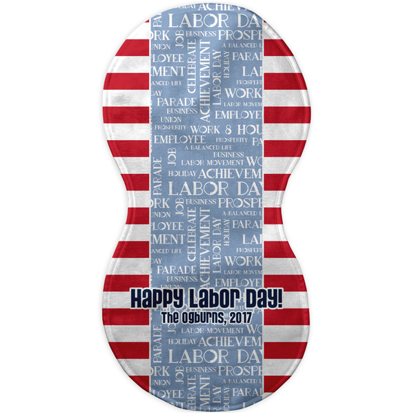 Labor Day Burp Peanut Shaped Flat