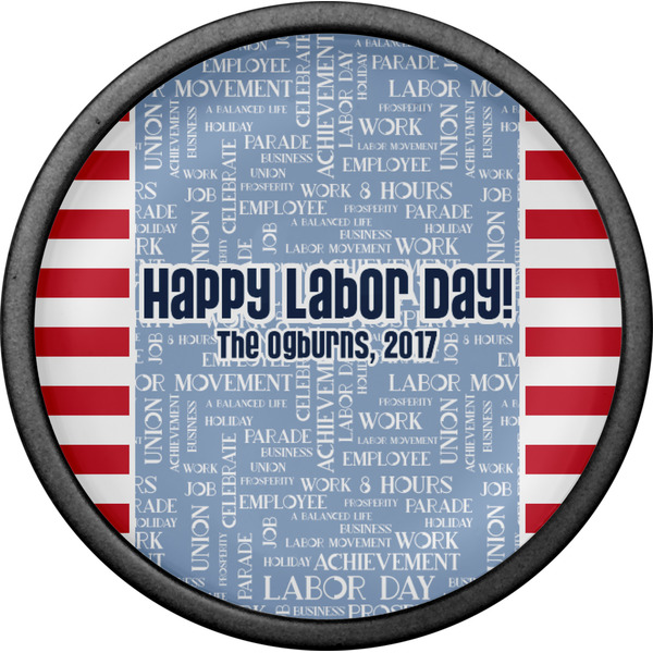 Labor Day Cabinet Knob - Black - Front