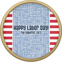 Labor Day Cabinet Knob - Gold (Personalized)