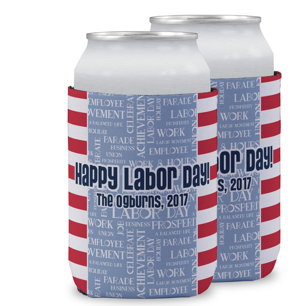 Custom Labor Day Can Cooler (12 oz) w/ Name or Text