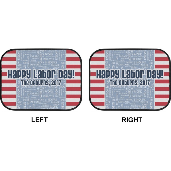 Labor Day Car Floor Mats (Back Seat) (Approval)