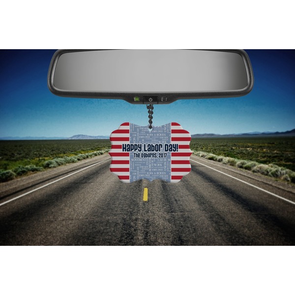 Labor Day Car Ornament (Road)