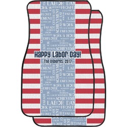 Labor Day Car Floor Mats (Personalized)