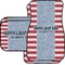 Labor Day Car Floor Mats Set - 2 Front & 2 Back (Personalized)