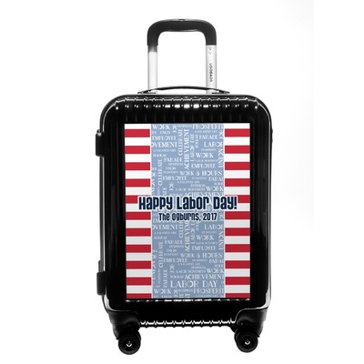 Labor Day Carry On Hard Shell Suitcase (Personalized)