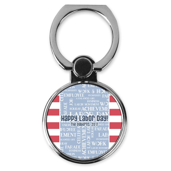 Custom Labor Day Cell Phone Ring Stand & Holder (Personalized)