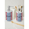 Labor Day Ceramic Bathroom Accessories - LIFESTYLE (toothbrush holder & soap dispenser)