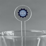 Labor Day 7" Round Plastic Stir Sticks - Clear