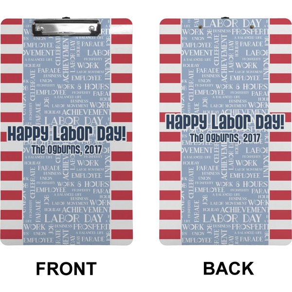 Labor Day Clipboard (Legal) (Front + Back)