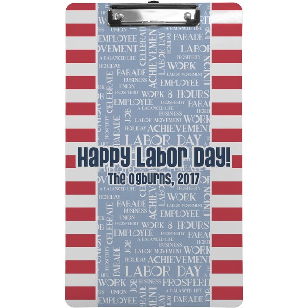 Custom Labor Day Clipboard (Legal Size) (Personalized)