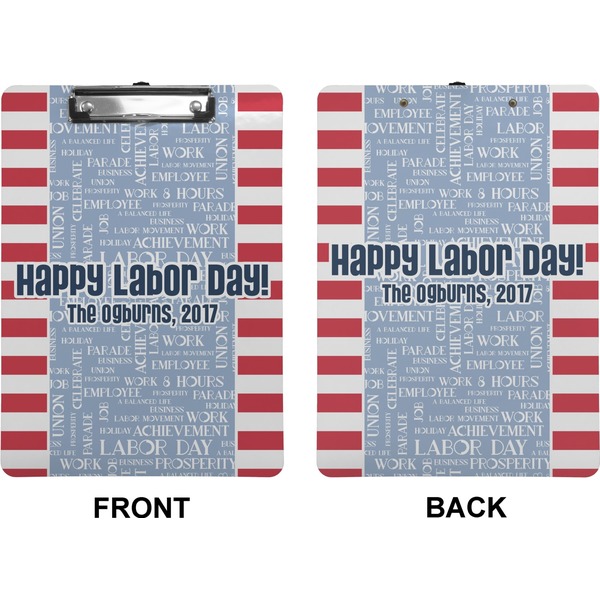 Labor Day Clipboard (Letter) (Front + Back)