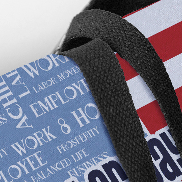 Labor Day Closeup of Tote w/Black Handles