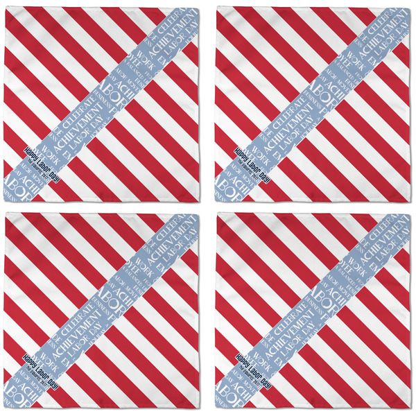 Labor Day Cloth Napkins - Personalized Dinner (APPROVAL) Set of 4