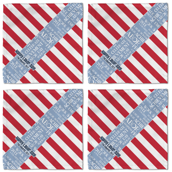Labor Day Cloth Napkins - Personalized Lunch (APPROVAL) Set of 4