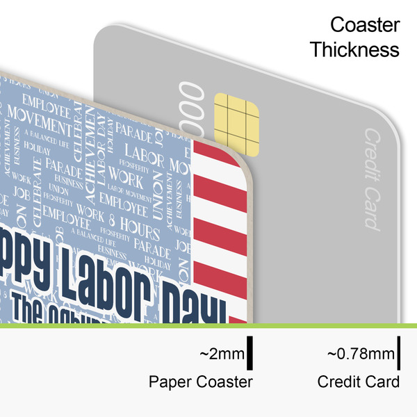Labor Day Coaster Thickness