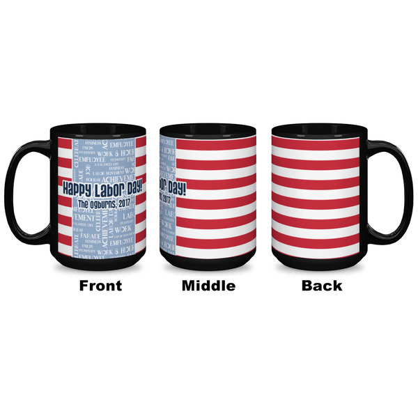 Labor Day Coffee Mug - 15 oz - Black APPROVAL