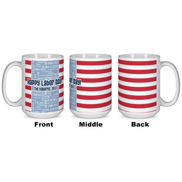 Labor Day Coffee Mug - 15 oz - White APPROVAL