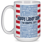 Labor Day 15 Oz Coffee Mug - White (Personalized)
