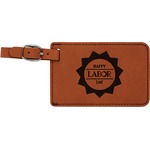 Labor Day Leatherette Luggage Tag