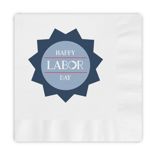 Custom Labor Day Embossed Decorative Napkins