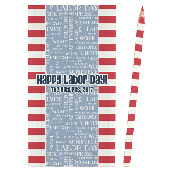 Labor Day Colored Pencils - Front View