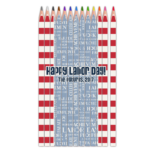 Custom Labor Day Colored Pencils (Personalized)