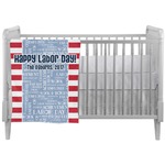 Labor Day Crib Comforter / Quilt (Personalized)