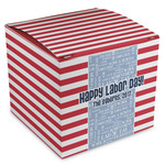 Labor Day Cube Favor Gift Boxes (Personalized)