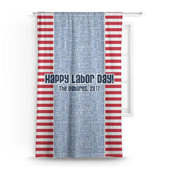Labor Day Curtain Panel - Custom Size (Personalized)