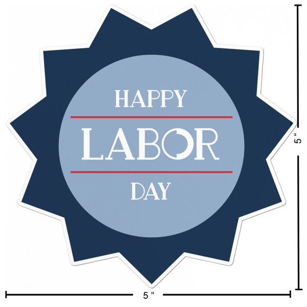 Labor Day Custom Shape Iron On Patches - L - APPROVAL