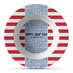 Labor Day Plastic Bowl - Microwave Safe - Composite Polymer (Personalized)