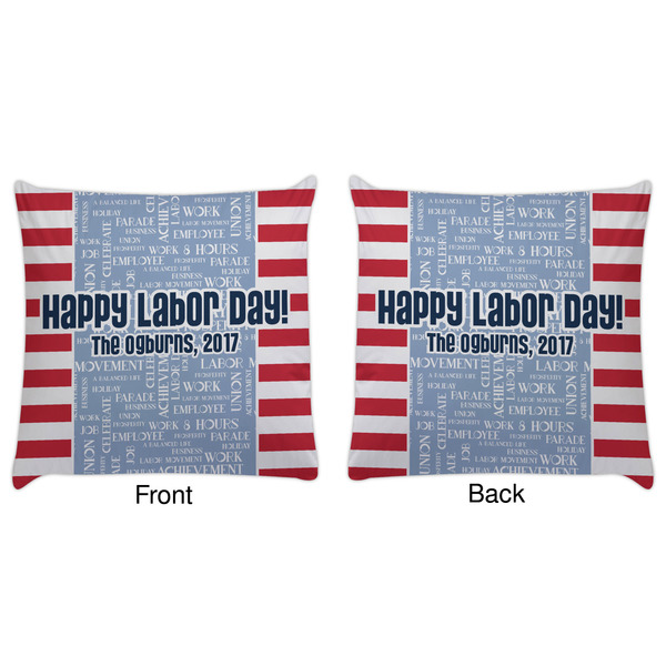 Labor Day Decorative Pillow Case - Approval