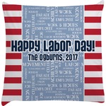 Labor Day Decorative Pillow Case (Personalized)