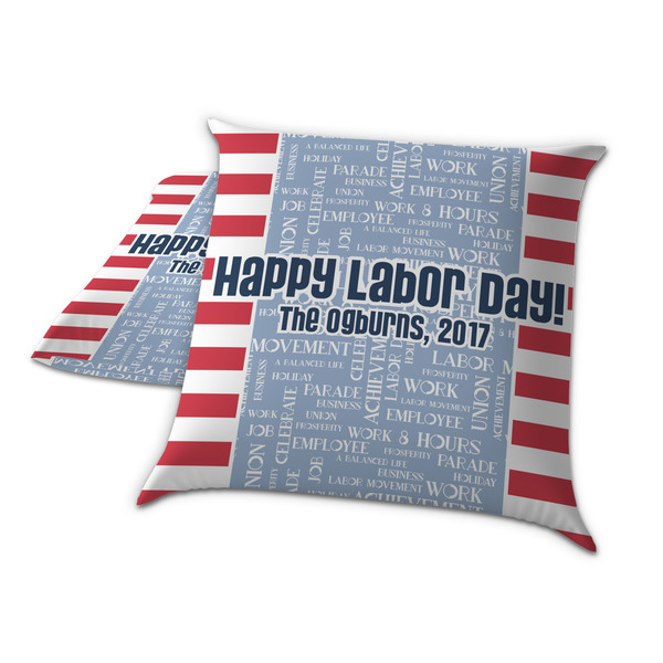 Labor Day Decorative Pillow Case - TWO