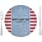 Labor Day 10" Glass Lunch / Dinner Plates - Single or Set (Personalized)