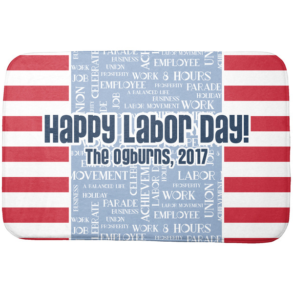 Custom Labor Day Dish Drying Mat (Personalized)