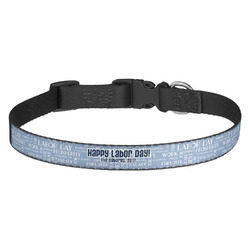 Labor Day Dog Collar (Personalized)